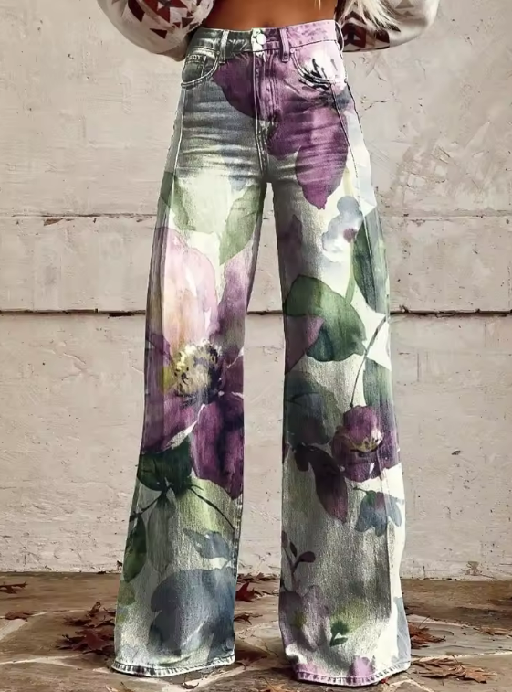 Alessia - Retro Chic Boho Nohavice