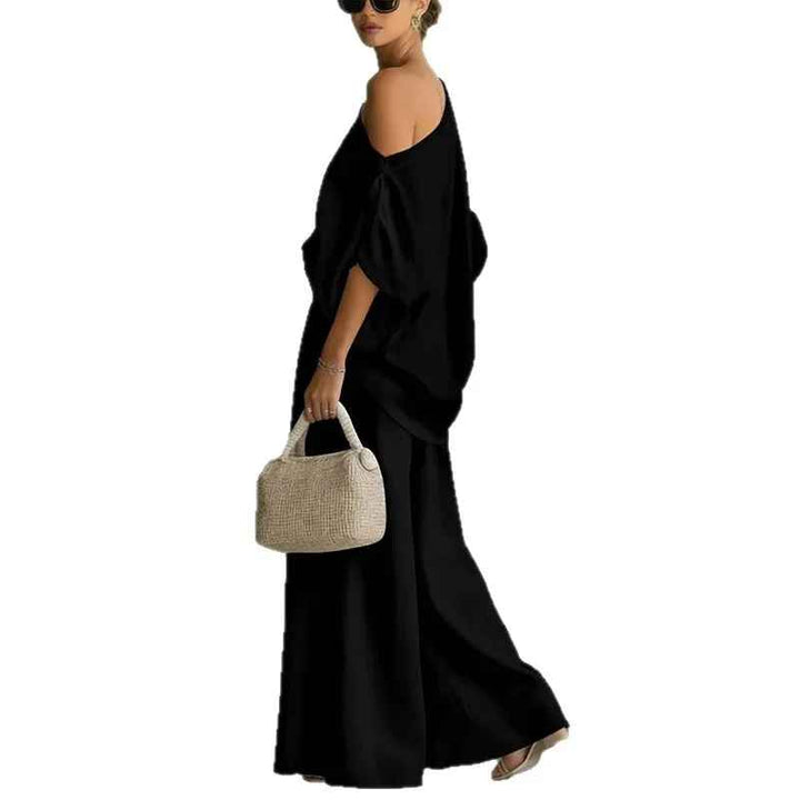Lisa | Mäkko Off-Shoulder Top a Tapered Nohavicový Set