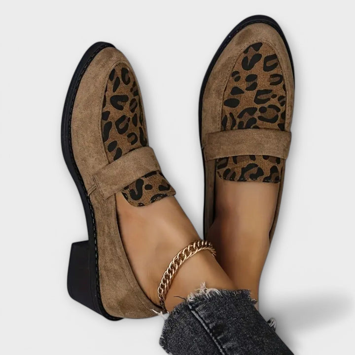 Aurora - Elegantné dámske topánky s leopardím vzorom