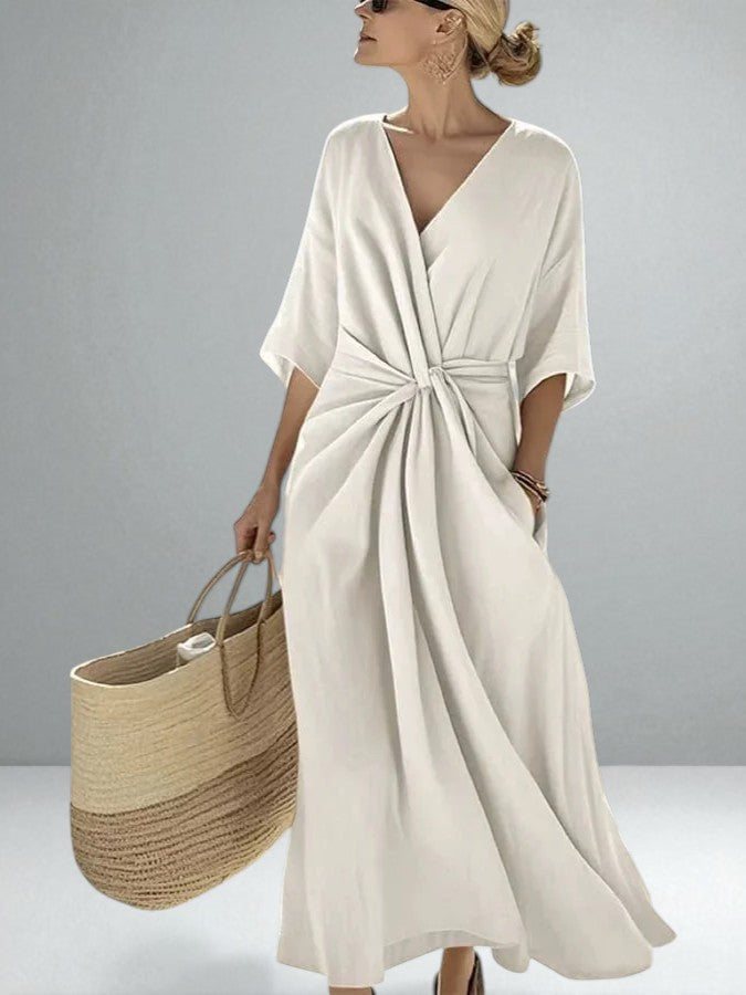 Maxi šaty Elara Twist