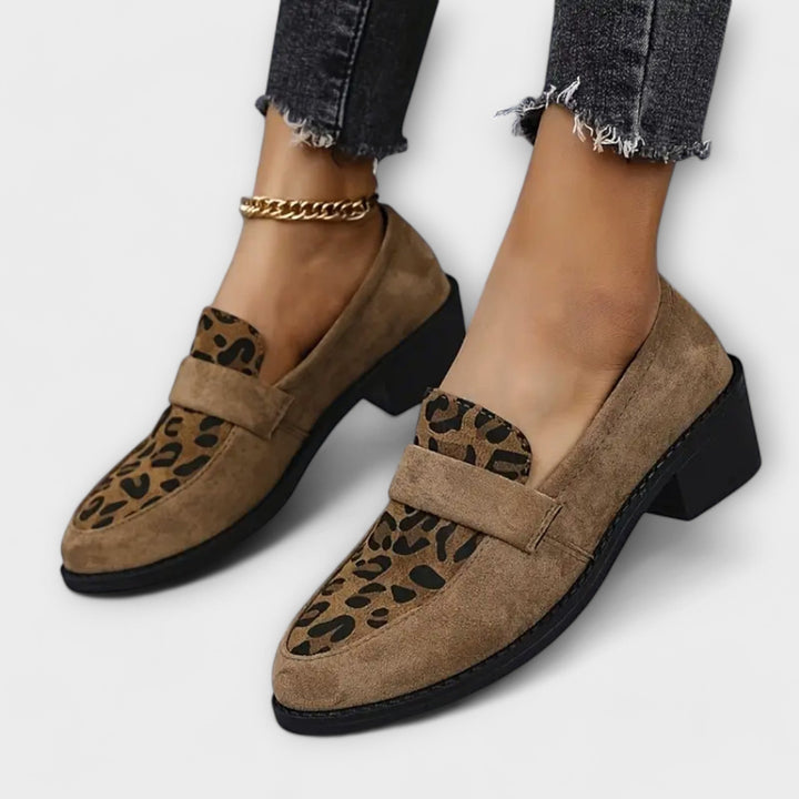 Aurora - Elegantné dámske topánky s leopardím vzorom