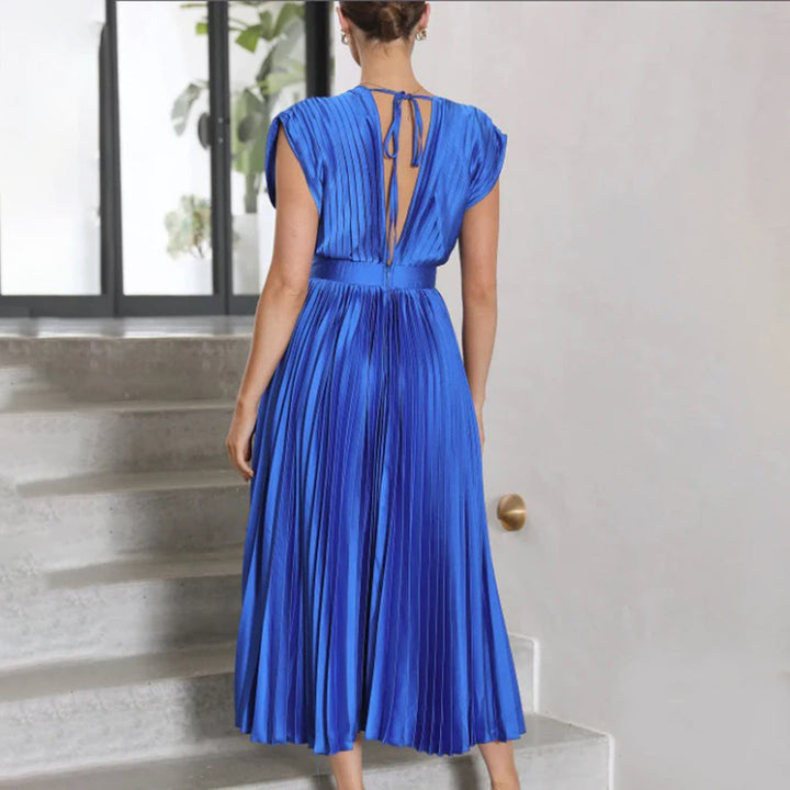 Marni™ | Nadčasové skladané midi šaty
