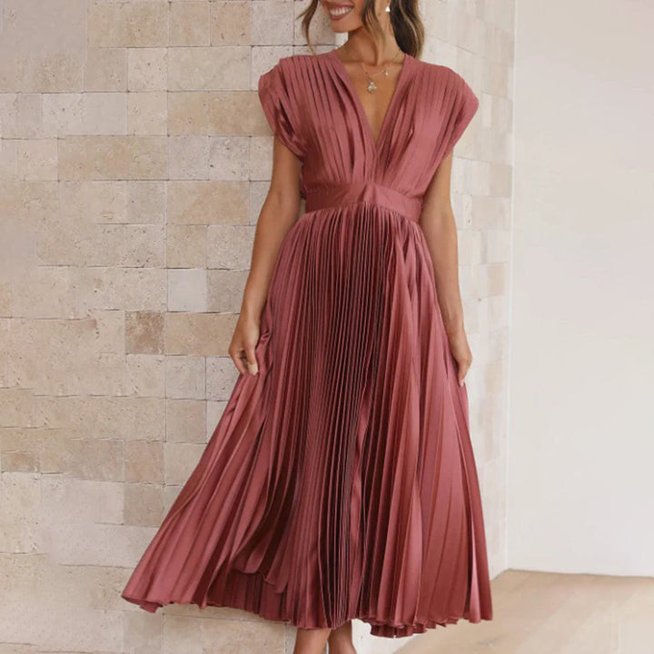 Marni™ | Nadčasové skladané midi šaty