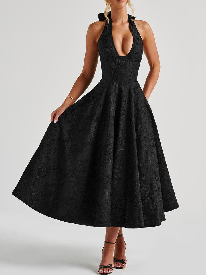 Maya™ | Elegantné midi šaty v citrónovo žltej farbe