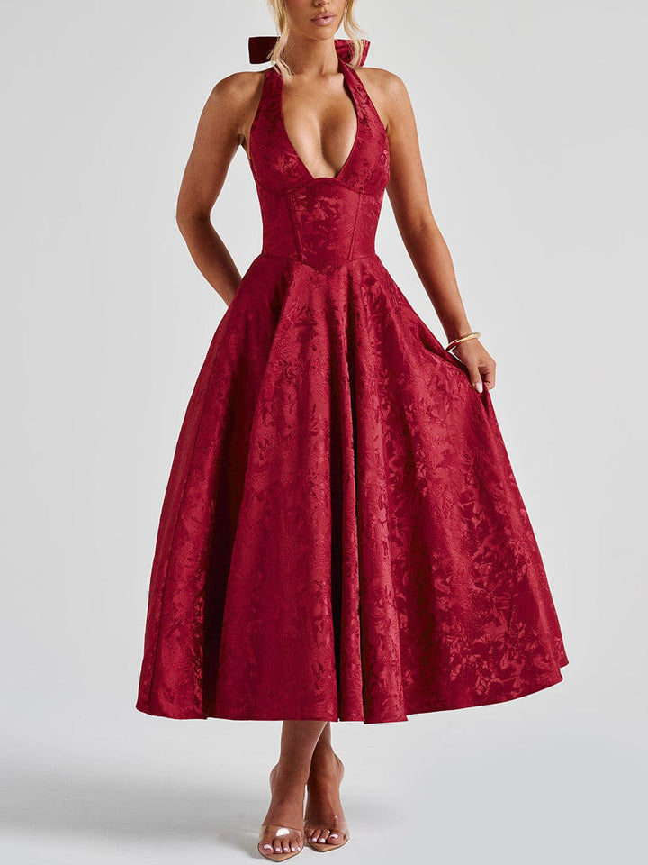 Maya™ | Elegantné midi šaty v citrónovo žltej farbe