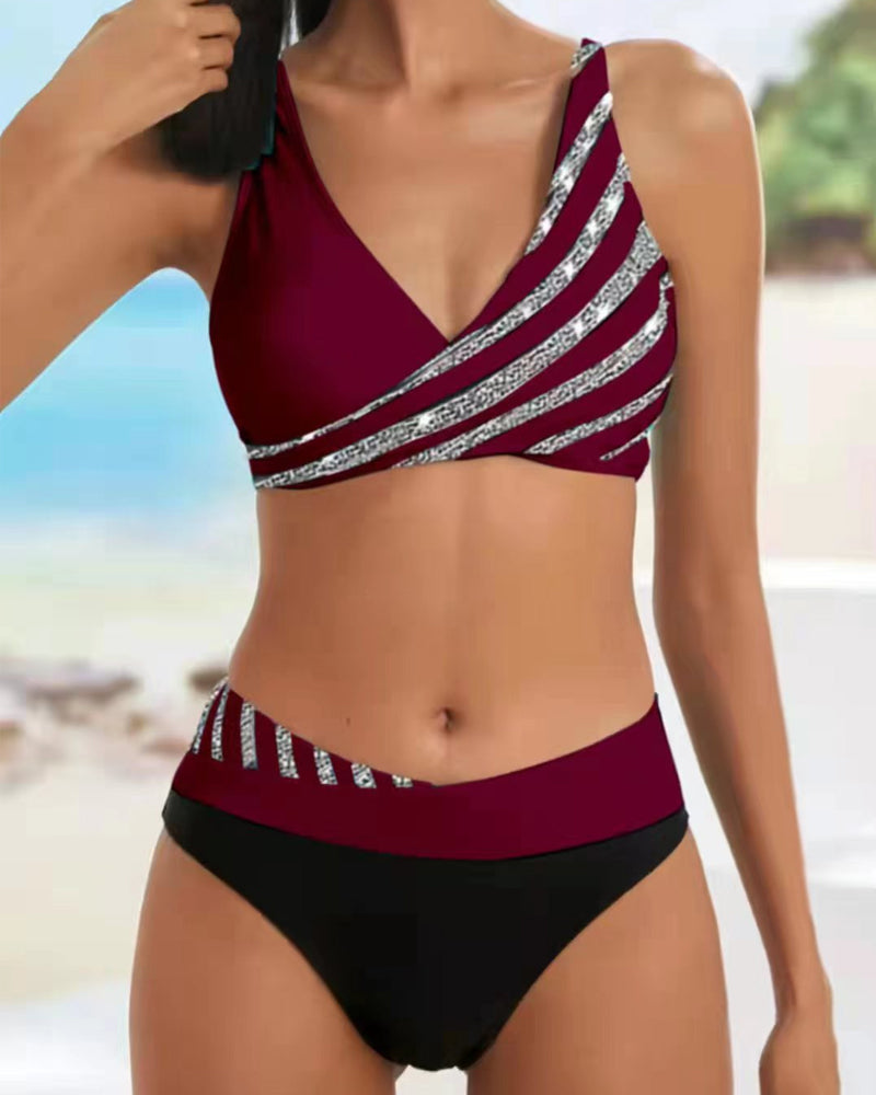 Mona - Potlačené bikiny v teplých tónoch