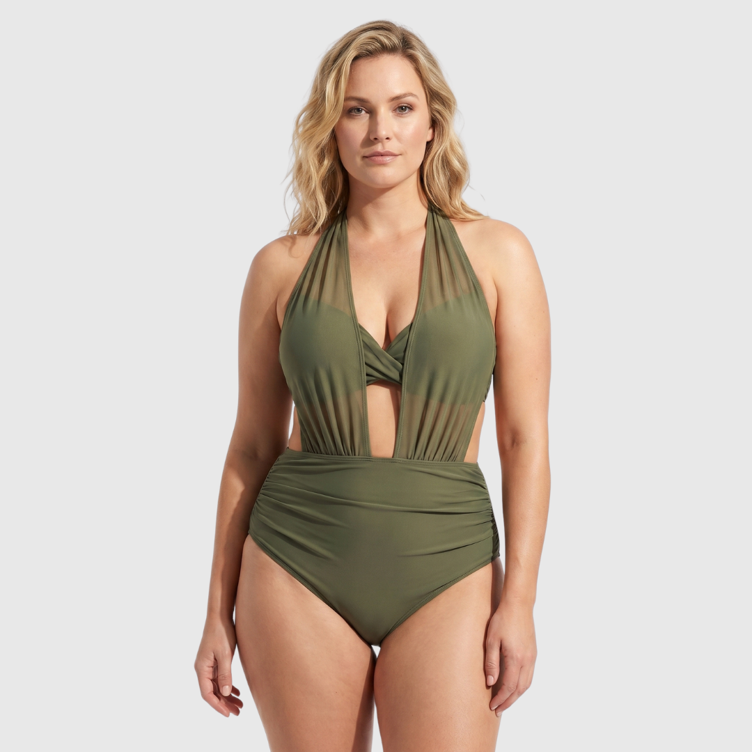 Sabine | 2-v-1 vysoký pás Bikini s kontrolou brucha