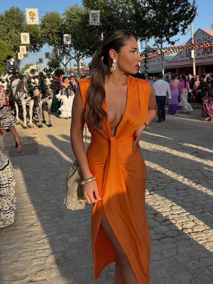 Sophia™ | Elegantné skladané šaty