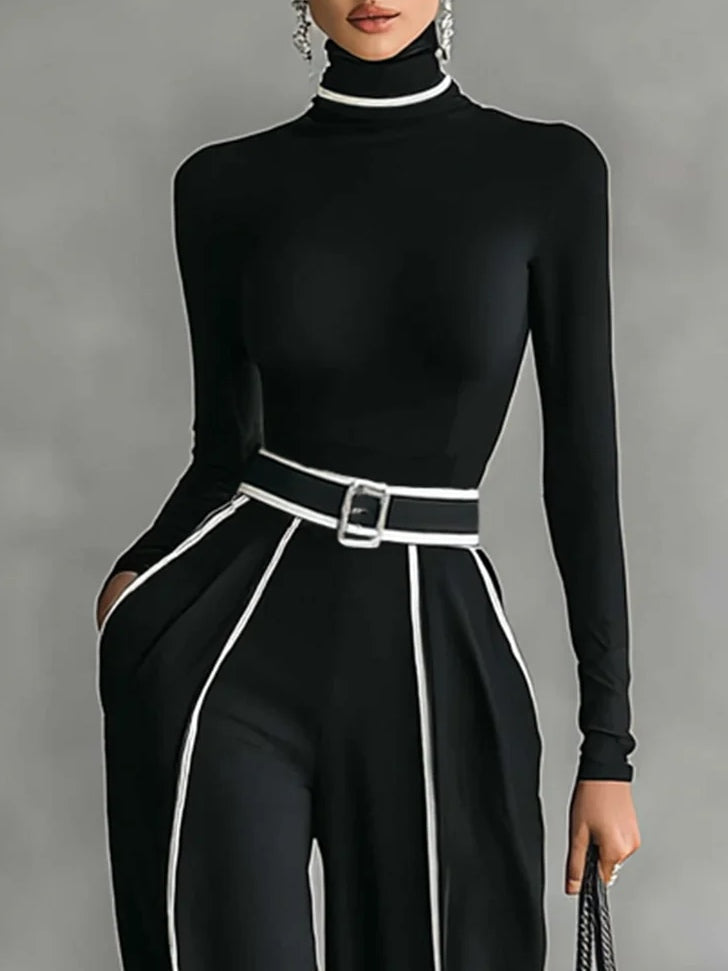 Vera™ || Elegantný set s kontrastnými detailmi