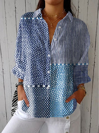 Pamela – Plážová Patchwork Blúzka