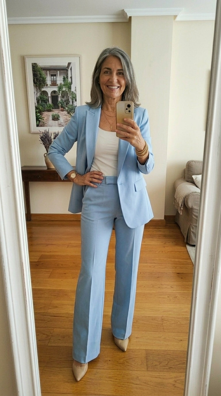 Vanessa™ | Elegantná súprava obleku s rozšírenými nohavicami