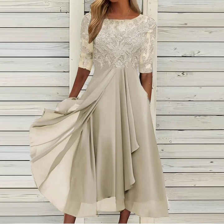 Harper™ | Elegantné čipkované midi šaty