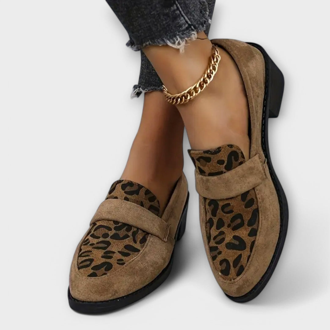 Aurora - Elegantné dámske topánky s leopardím vzorom
